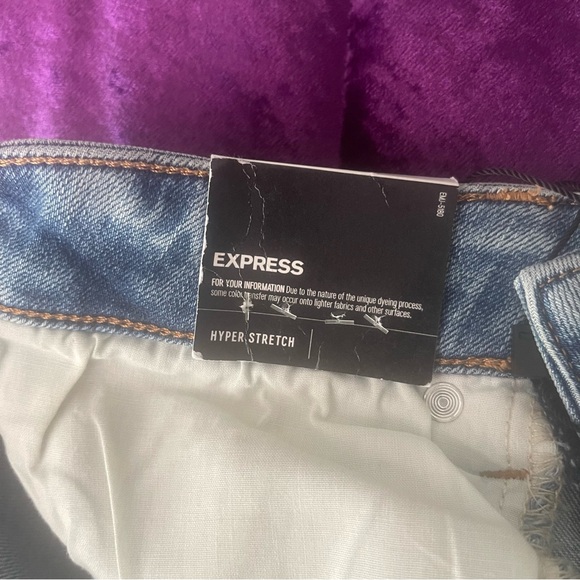 Express Slim Straight Hyper Stretch Jeans - Picture 7 of 7